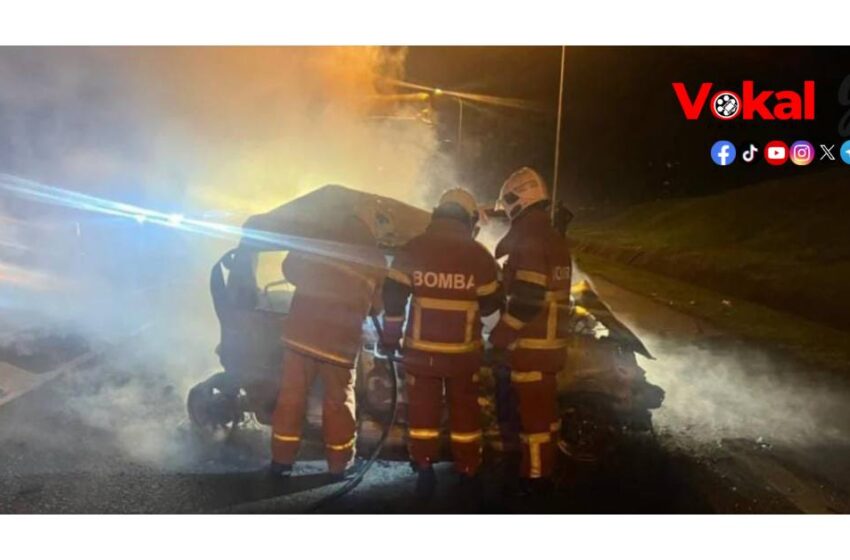 Lelaki Rentung Dalam Kereta – Kereta Dinaiki Terbakar
