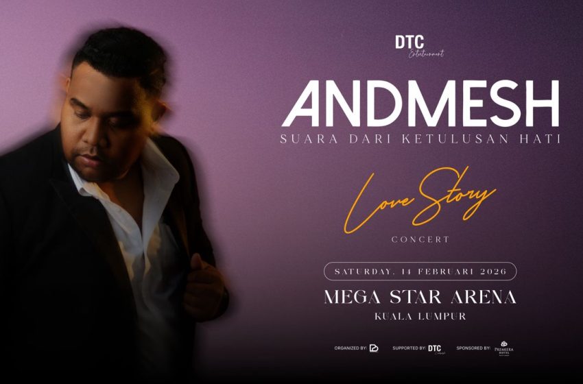  Andmesh pilih Malaysia untuk comeback, konsert 14 Februari  2026 dijangka ‘banjir air mata’