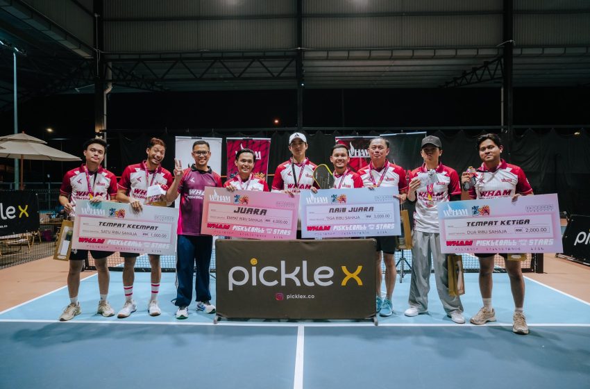 Ezaidi Aziz, wartawan mStar ‘tapau’ gelanggang, juara WHAM Pickleball With The Stars! Ayie Floor 88 & Haqiem paling bertuah