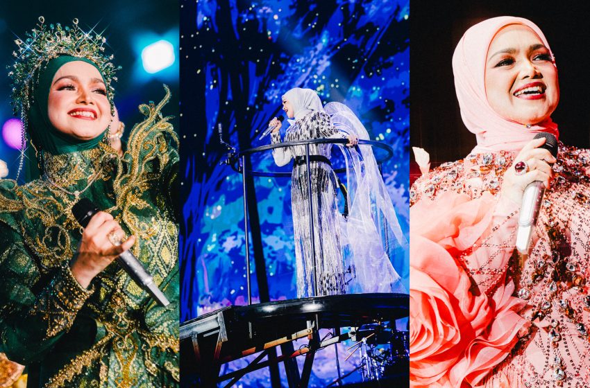  Siti Nurhaliza Cipta Momen Ikonik Legacy 30, Nyanyi Dari Atas Kren Di Hadapan 65,000 Penonton