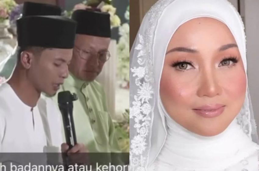  Hafiz Suip Tamatkan Zaman Duda, Kini Sah Suami Kepada  Fiona